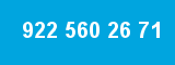 922 560 26 71 922 560 26 71